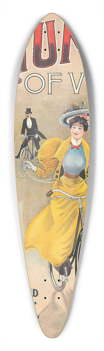G. Moore - Triumph 39.3 inch art pintail longboard deck
