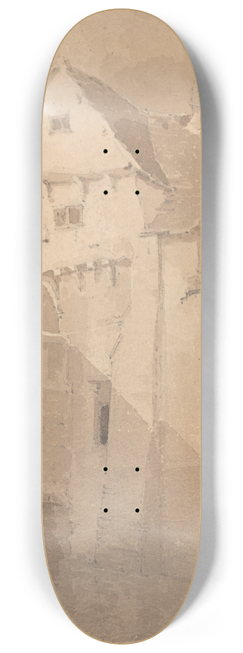 John Thirtle - Fye Bridge, Norwich 8.25 inch art skate deck