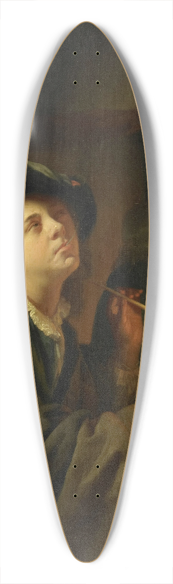 Godfried Schalcken - Differing tastes 39.3 inch art pintail longboard deck
