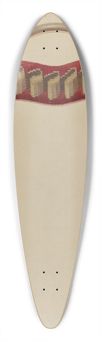 Grace Halpin - Shawl Strap 39.3 inch art pintail longboard deck
