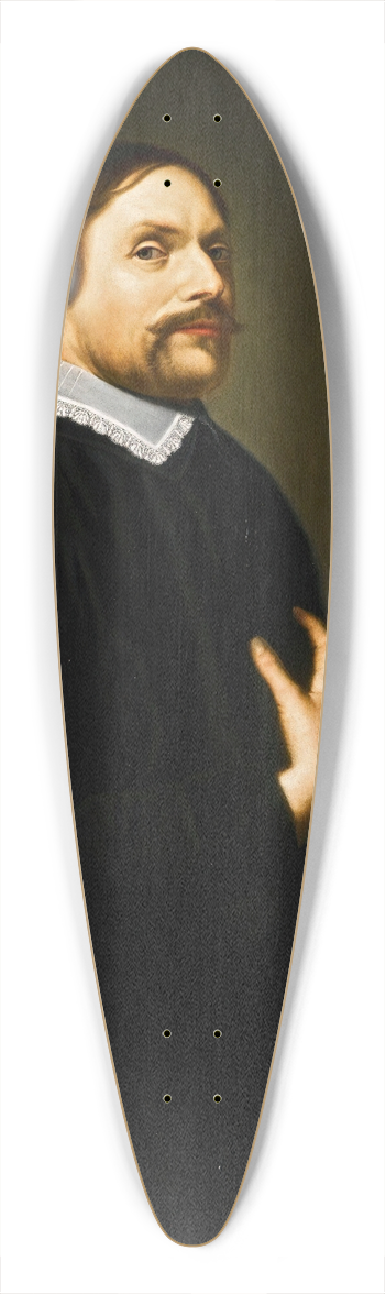 Grard Douffet - Portrait of a prelate 39.3 inch art pintail longboard deck