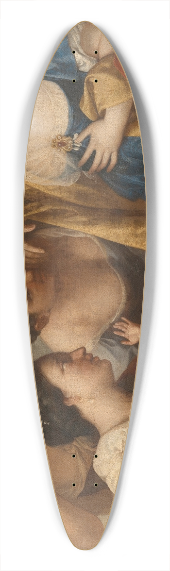 Gregorio Lazzarini - The finding of Moses 39.3 inch art pintail longboard deck