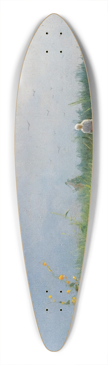 Grigory Grigorievich Myasoedov - In The Field 39.3 inch art pintail longboard deck