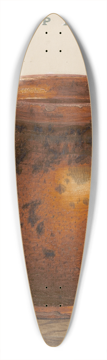 Guido Metelli - Small Pitcher 39.3 inch art pintail longboard deck