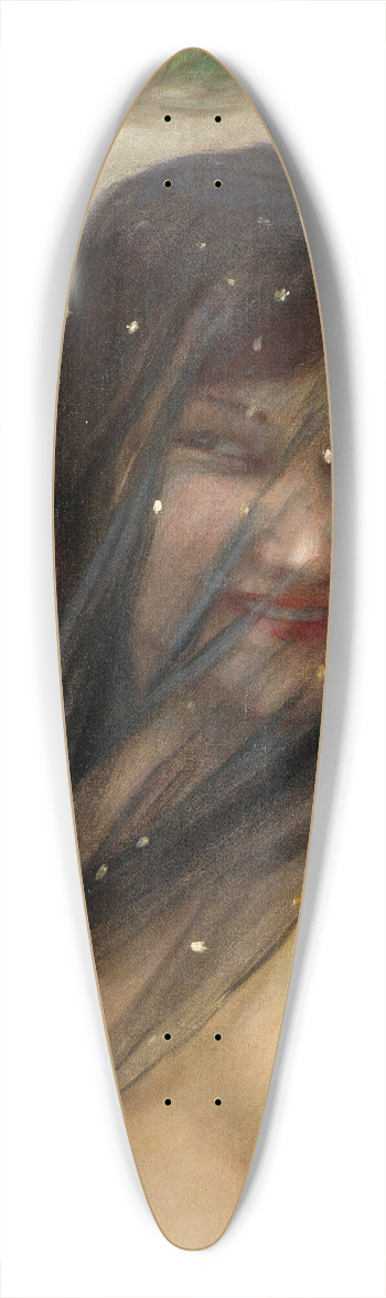 Guillaume Seignac - Odalisque 39.3 inch art pintail longboard deck