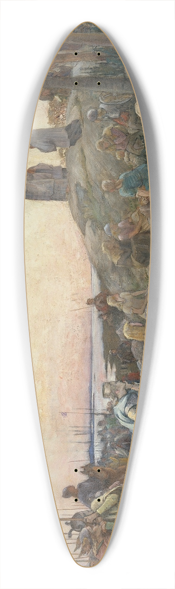 Gustaf Cederstrm - Ansgar Preaching Christianity 39.3 inch art pintail longboard deck
