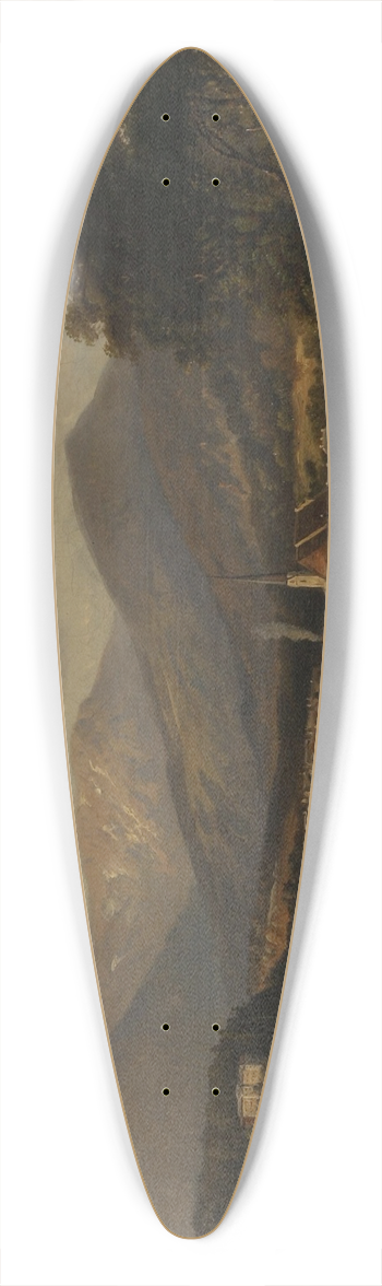 Gustav Barbarini - Blick auf Bad Ischl 39.3 inch art pintail longboard deck