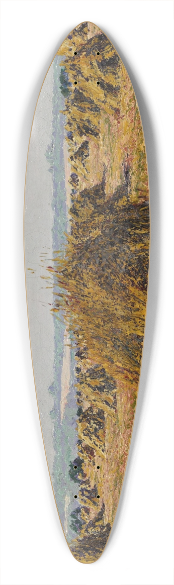 Gustave Cariot - Gerbes de bl Prigny 39.3 inch art pintail longboard deck
