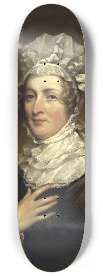 John Trumbull - Portrait of Mrs. John Trumbull 8.25 inch art skate deck