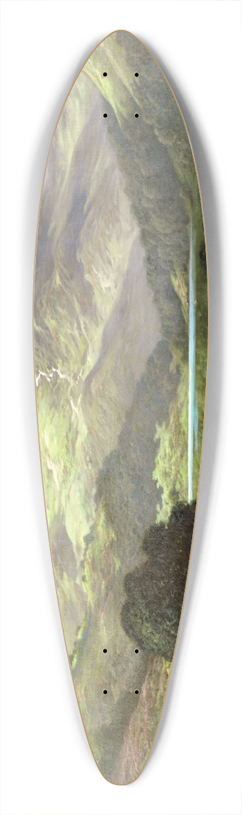Gustave Dor - Scottish Highlands 39.3 inch art pintail longboard deck
