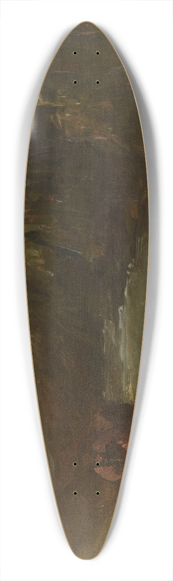 Gustave Henri Colin - Paysage (Le Gu) 39.3 inch art pintail longboard deck