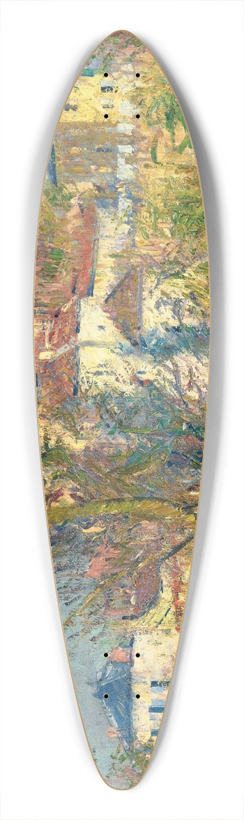 Gustave Loiseau - Lhermitage, Pruniers En Fleurs 39.3 inch art pintail longboard deck