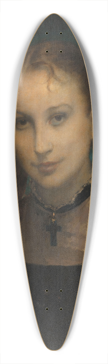 Gustave Ricard - Portrait de la comtesse de Monfort 39.3 inch art pintail longboard deck