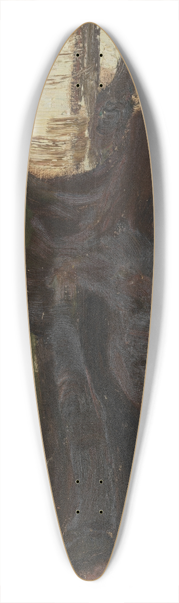 Gustav Kampmann - Baumstudie 39.3 inch art pintail longboard deck