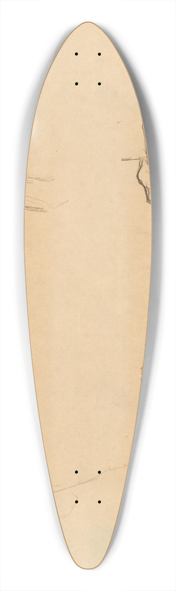 Gustav Klimt - Hands 39.3 inch art pintail longboard deck