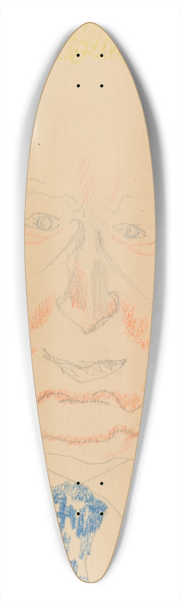 Gza Marti - ElielSaarinen 39.3 inch art pintail longboard deck
