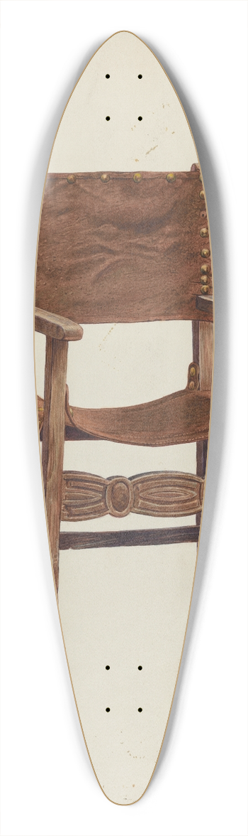 Hal Blakeley - Arm Chair 39.3 inch art pintail longboard deck