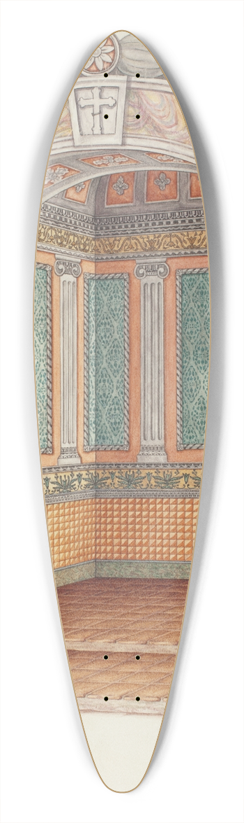 Hal Blakeley - Wall Painting 39.3 inch art pintail longboard deck