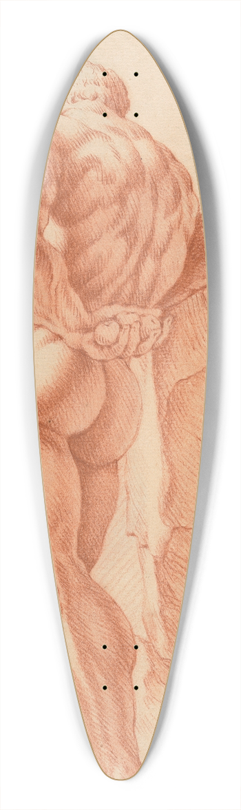 Hamlet Winstanley - Study of Classical Statue of Hercules 39.3 inch art pintail longboard deck