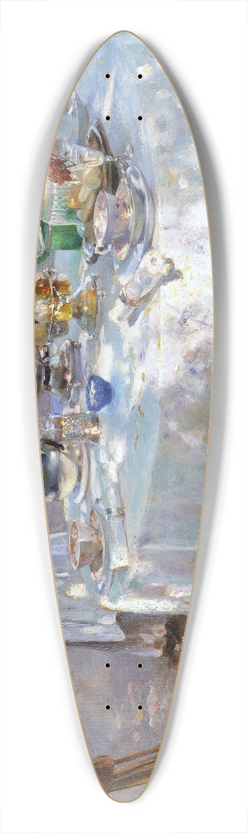Hanna Hirsch-Pauli - Breakfast-Time 39.3 inch art pintail longboard deck