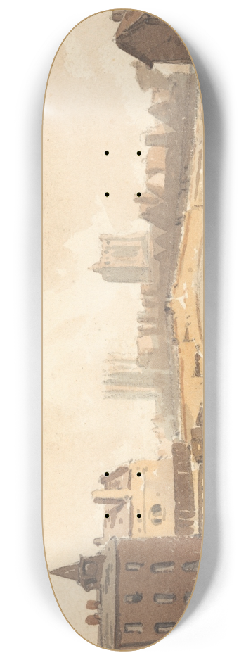 John Varley - View of York 8.25 inch art skate deck