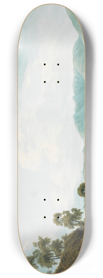 John Warwick Smith - Head of Windermere from Belle Grange Farm 8.25 inch art skate deck
