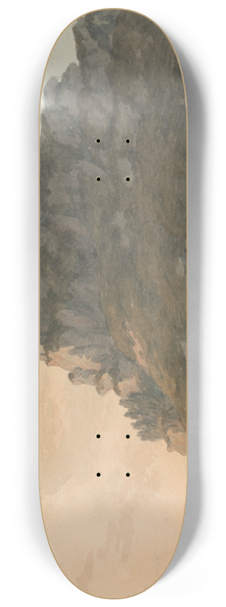 John Warwick Smith - Saint Michaels Mount, Cornwall 8.25 inch art skate deck