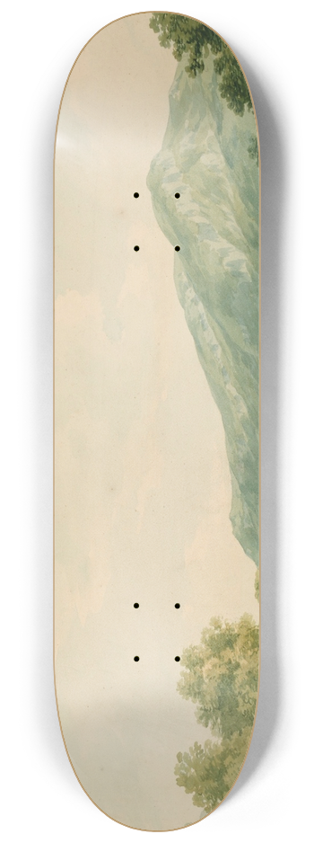 John Warwick Smith - The lower end of Lake Windermere 8.25 inch art skate deck