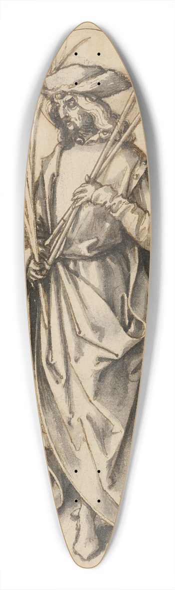 Hans Holbein The Elder - St. Sebastian 39.3 inch art pintail longboard deck
