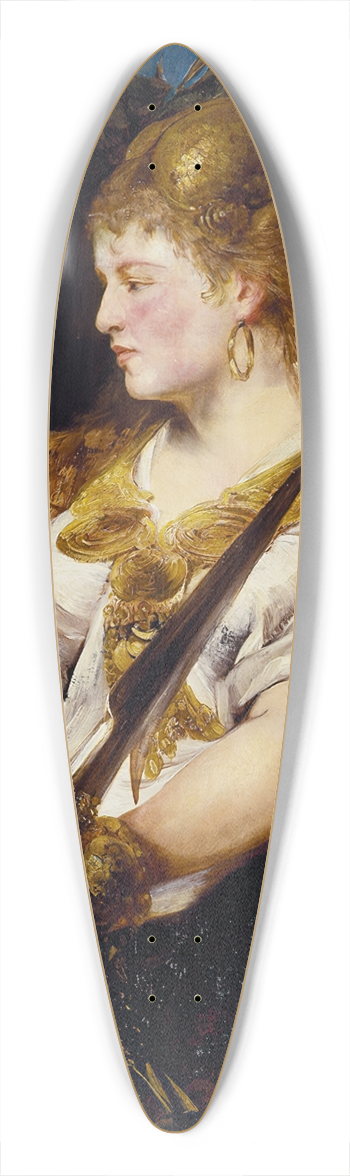 Hans Makart - The Valkyrie 39.3 inch art pintail longboard deck