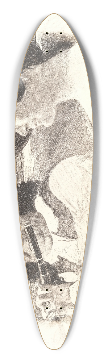 Hans Nikolaj Hansen - Fredensborg idyl 39.3 inch art pintail longboard deck