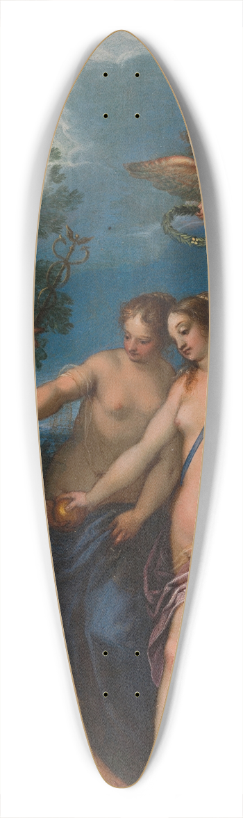 Hans Rottenhammer - The Judgment of Paris 39.3 inch art pintail longboard deck