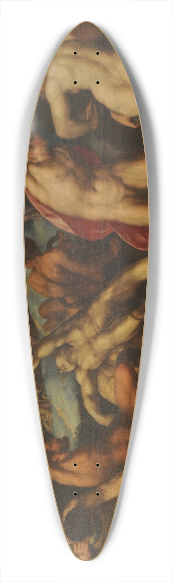 Hans Speckaert - Moses Raising the Brazen Serpent 39.3 inch art pintail longboard deck