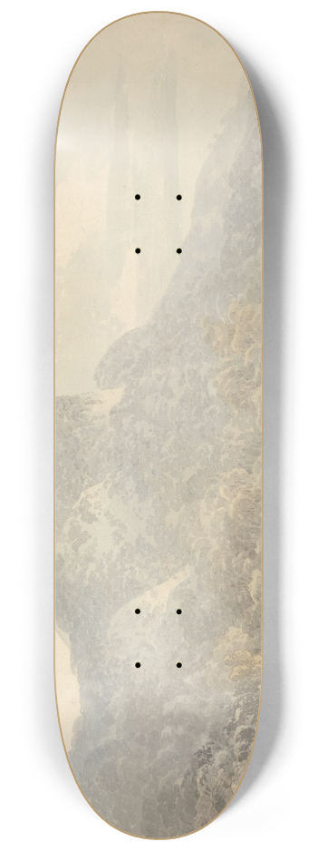 John Webber - View of Cracatoa, China Seas 8.25 inch art skate deck