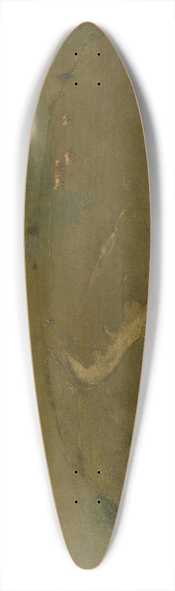 Hans Thoma - Regen im Schwarzwald 39.3 inch art pintail longboard deck