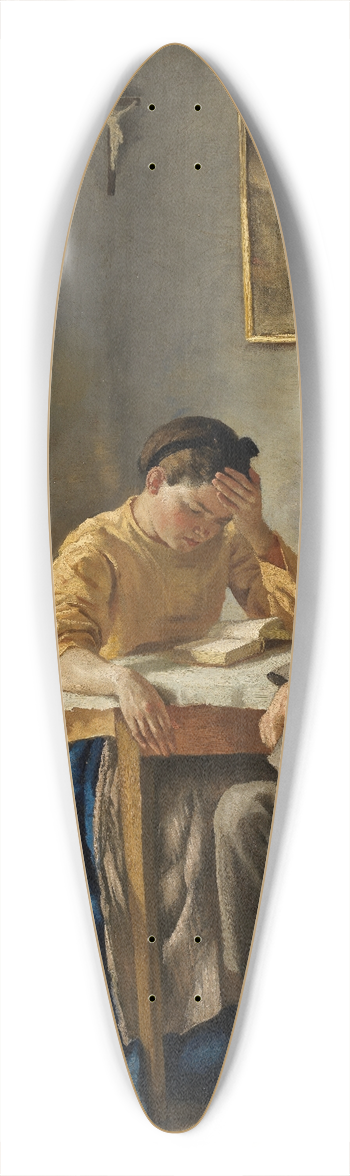 Hans Thoma - The siblings 39.3 inch art pintail longboard deck