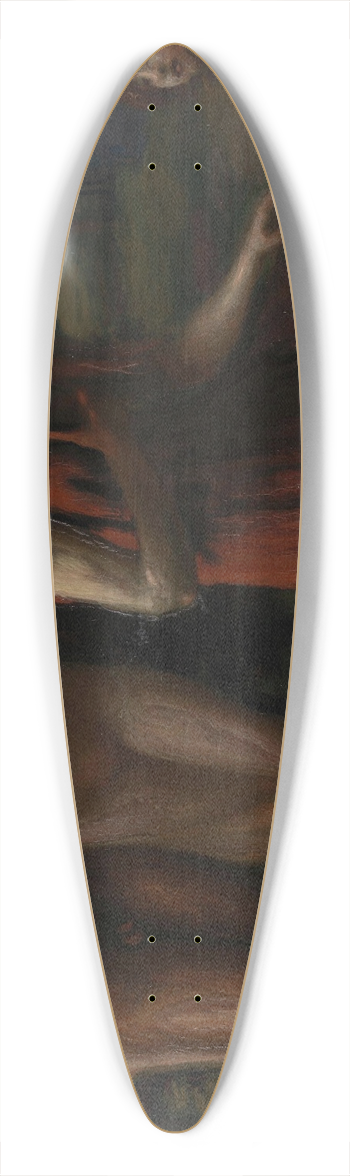 Hans Von Mares - Lob der Bescheidenheit 39.3 inch art pintail longboard deck