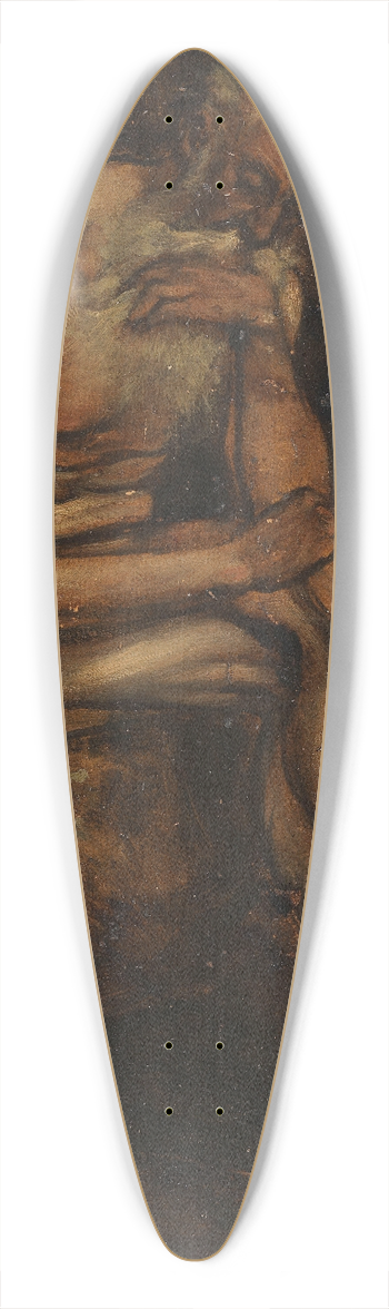 Hans Von Mares - Studie des heiligen Hieronymus 39.3 inch art pintail longboard deck