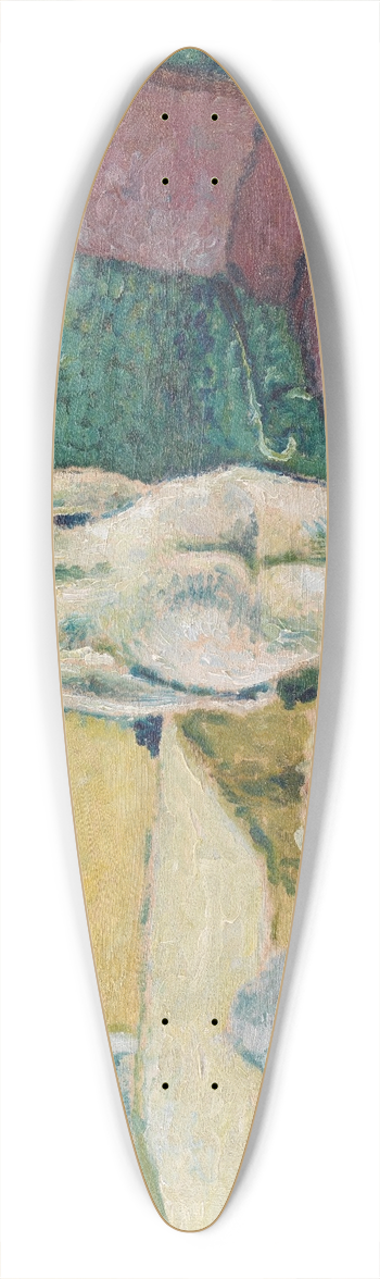Harald Giersing - Interior with Standing Nude 39.3 inch art pintail longboard deck