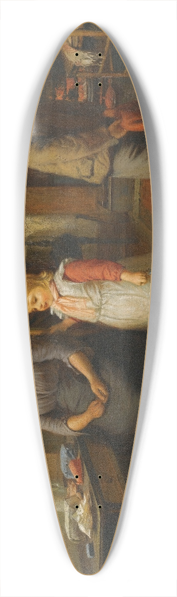 Harry Brooker - Counting The Change 39.3 inch art pintail longboard deck
