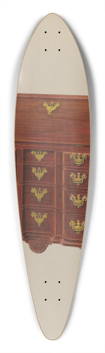 Harry Eisman - Childs Desk 39.3 inch art pintail longboard deck