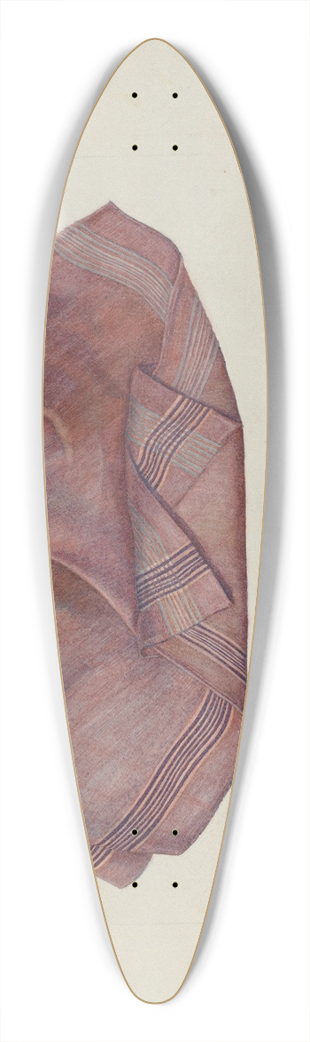 Helen E. Gilman - Shaker Kerchief 39.3 inch art pintail longboard deck