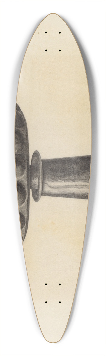 Helen Hobart - Compote 39.3 inch art pintail longboard deck