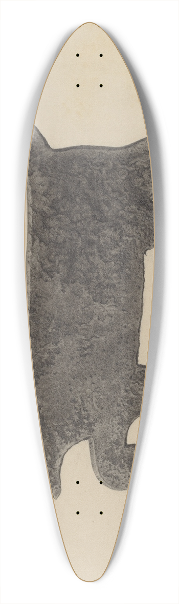 Helen Hobart - Foot Scraper 39.3 inch art pintail longboard deck