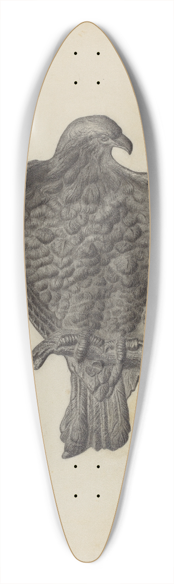 Helen Hobart - Pin Tray 39.3 inch art pintail longboard deck