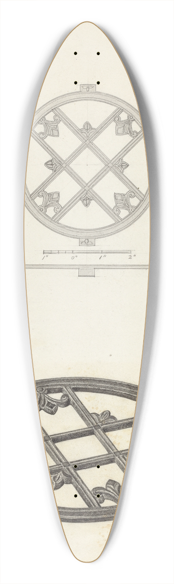 Helen Hobart - Trivet 39.3 inch art pintail longboard deck