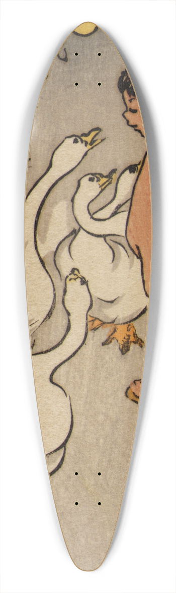 Helen Hyde - Complaints 39.3 inch art pintail longboard deck