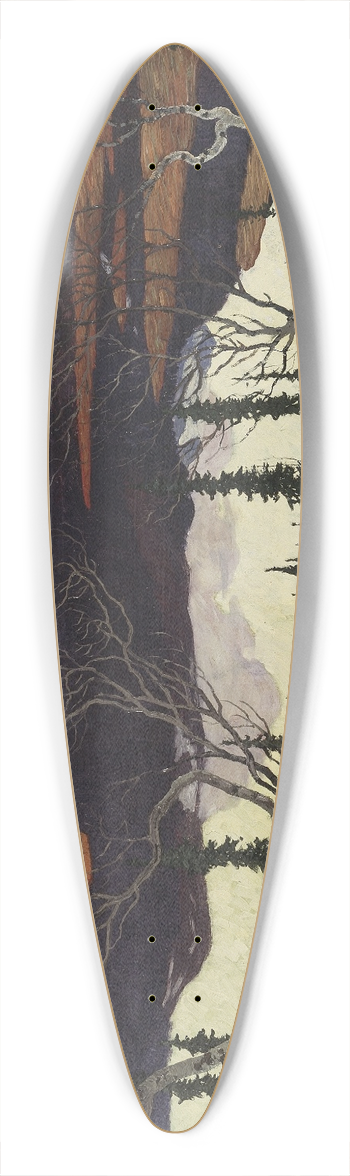 Helmer Osslund - Autumn 39.3 inch art pintail longboard deck