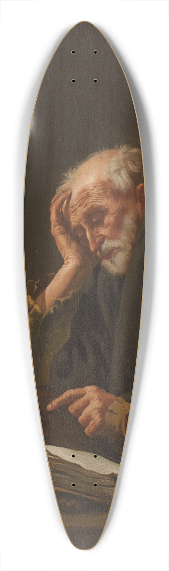 Hendrick Ter Brugghen - Saint Jerome 39.3 inch art pintail longboard deck