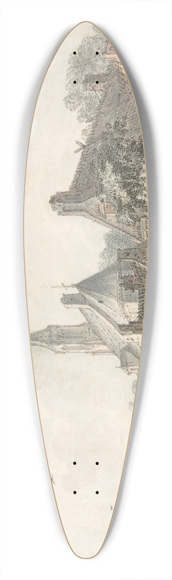Hendrik Meijer - May 39.3 inch art pintail longboard deck